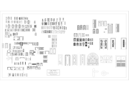 CAD门类图块素材