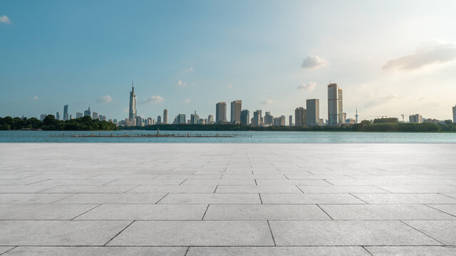 道路交通和城市景观