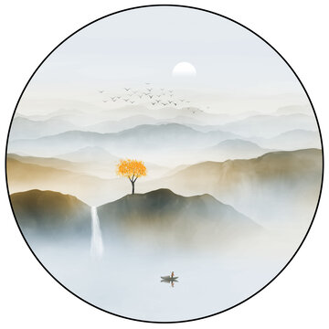 中式山水畫