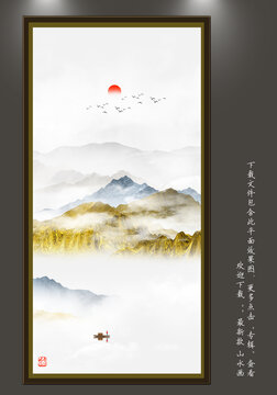 酒店水墨畫(huà)