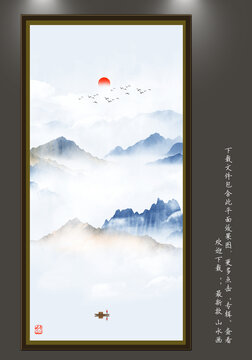 禅意山水画