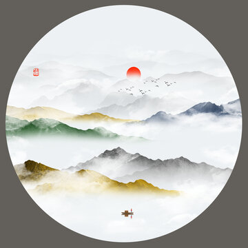 客廳山水