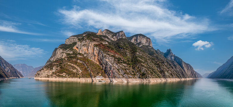 长江三峡巫峡红叶季