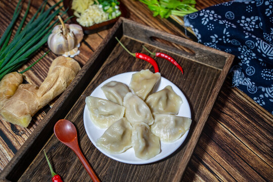 冬至春节饺子美食