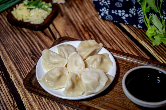 冬至春节饺子美食