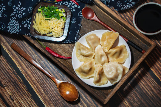 冬至春节饺子美食