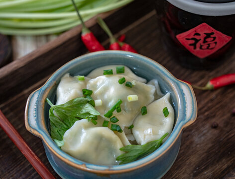 冬至春节饺子美食