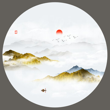 山水圖