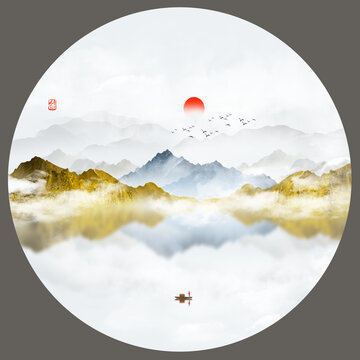 山水圖