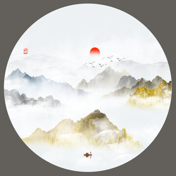 意境水墨畫