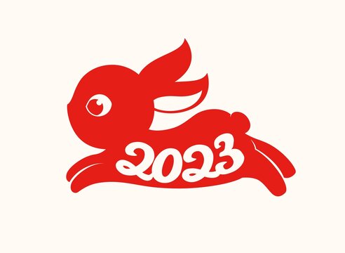 2023兔年卡通图案