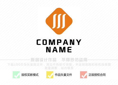 M字母logo