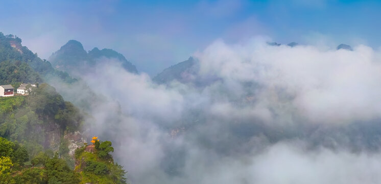 齐云山云海全景图