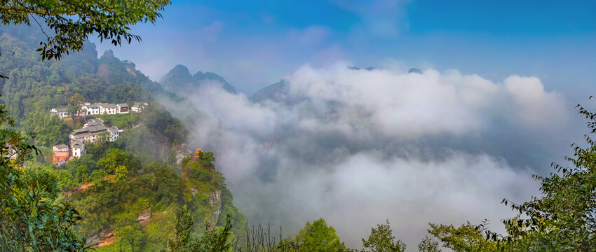 齐云山云海全景图