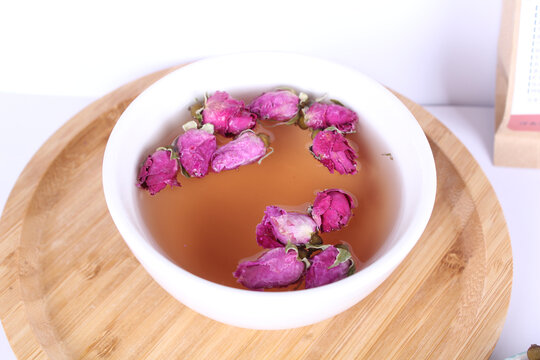 玫瑰花茶飲干茶