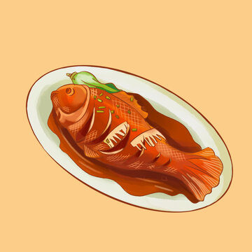 刀板香冬筍桃花鱖魚(yú)