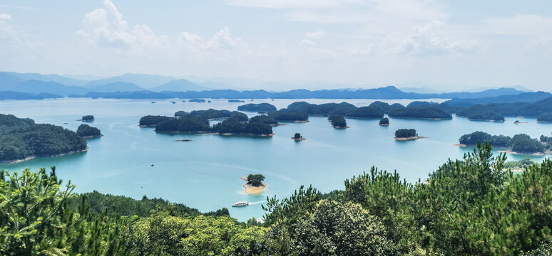 千岛湖鸟瞰