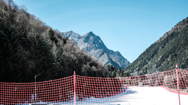 四川理县孟屯河谷高桥沟雪山