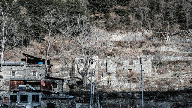 四川理县孟屯河谷高桥沟雪山