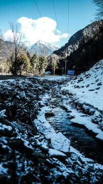 四川理县孟屯河谷高桥沟雪山