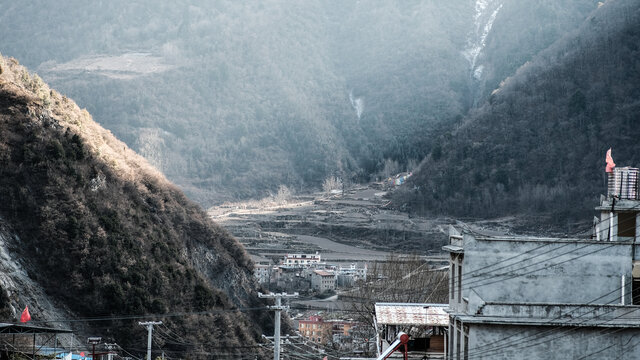 四川理县孟屯河谷高桥沟雪山