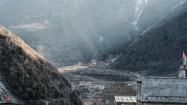 四川理县孟屯河谷高桥沟雪山