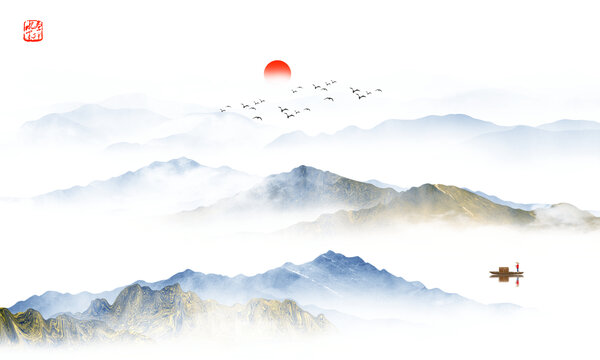 意境山水畫
