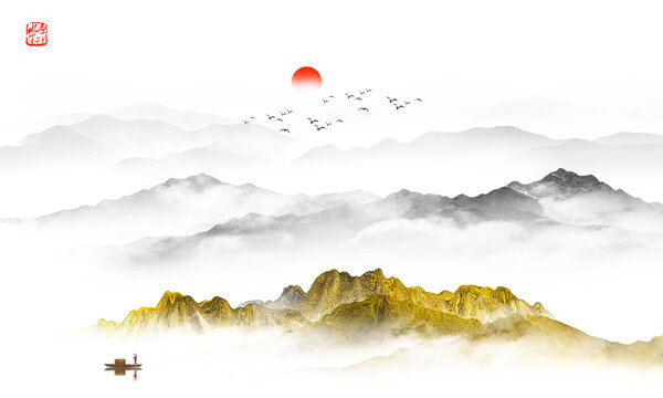 中式山水畫