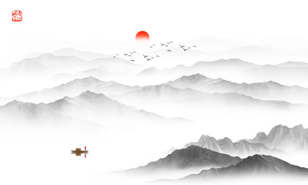 水墨山水