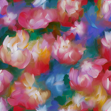 油畫花卉