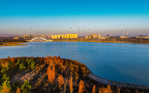 芳兰湖的早晨