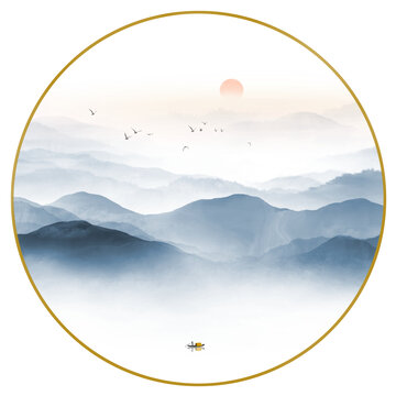 圓形裝飾畫