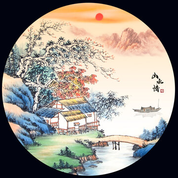 古典山水畫(huà)