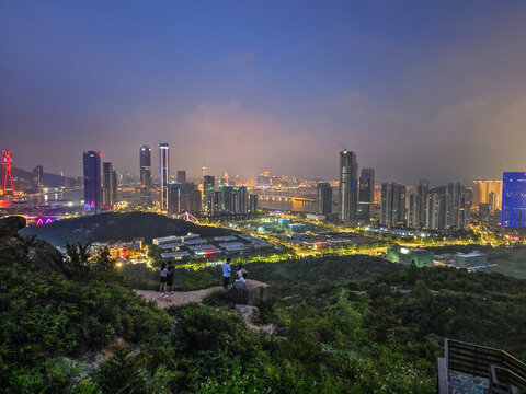 横琴澳门全景