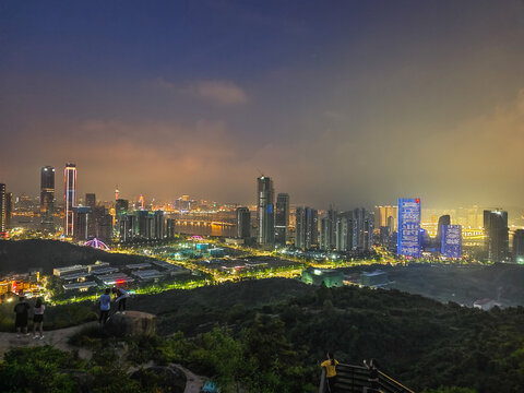 横琴澳门全景