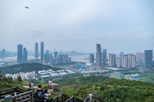 横琴澳门全景