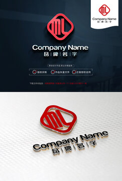 MLLOGO標(biāo)志設(shè)計(jì)