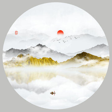 意境山水畫