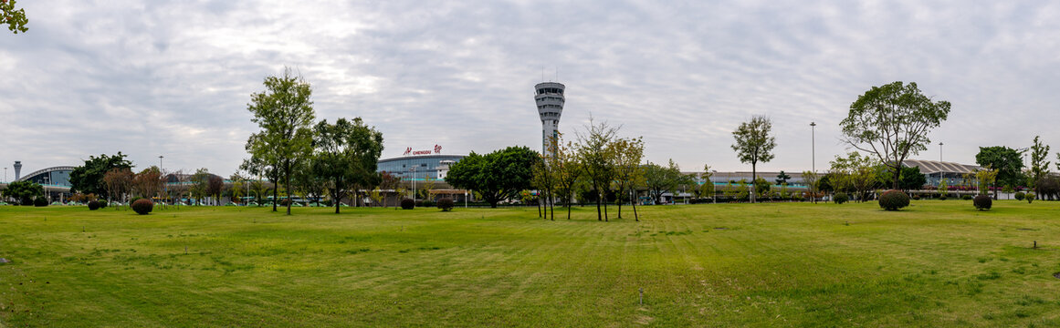 成都双流机场全景图