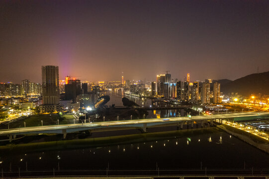 珠海城市风格夜景