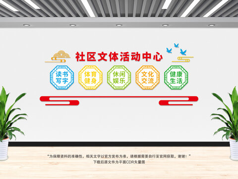 文體活動(dòng)中心文化墻