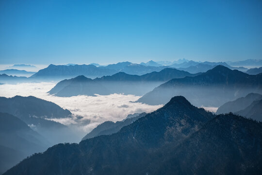 二郎山喇叭河云海