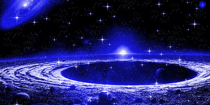藍色星空