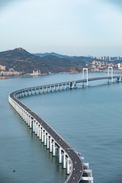 大连城市风光星海湾跨海大桥