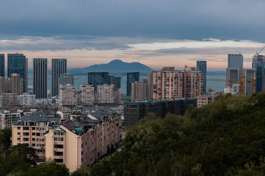 大连城市风光地标建筑旅游