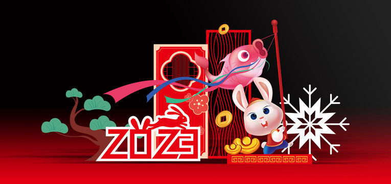 兔年新年美陳