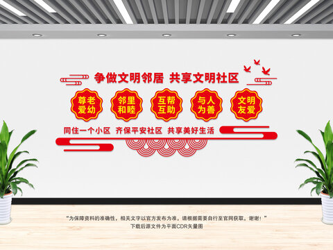 爭(zhēng)做文明鄰居