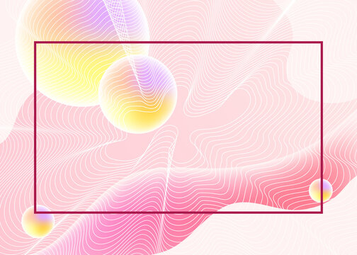 流體漸變孟菲斯波點粉色