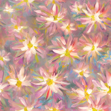 油畫花卉