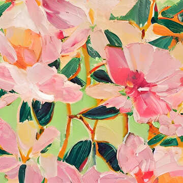 油畫花卉